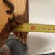 Vintage 80s wooden rustic lamp
