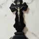 Ancient crucifix 36.5 cm on a base