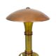 Paquebot lamp in copper and gold metal, Art Deco period