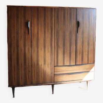 Scandinavian cabinet in macassar ebony