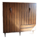 Scandinavian wardrobe in Macassar ebony