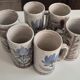 Serie de 6 chopes Gustave Raynaud