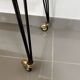 Vintage Side Table/Serving Cart on Wheels - 1950s/60s Style