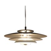 Large Scandinavian pendant lamp (50cm) / Silver matte