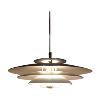 Large Scandinavian pendant lamp (50cm) / Silver matte