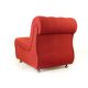 Space Age Modular Curved Sofa In Original Red Fabric, Tatra 1970s