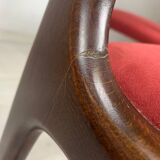 Pair of sled chairs
