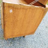 Scandinavian teak dressing table chest of drawers