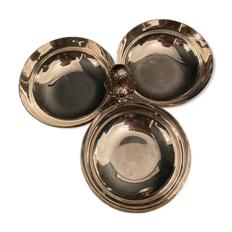 Vintage silver metal aperitif