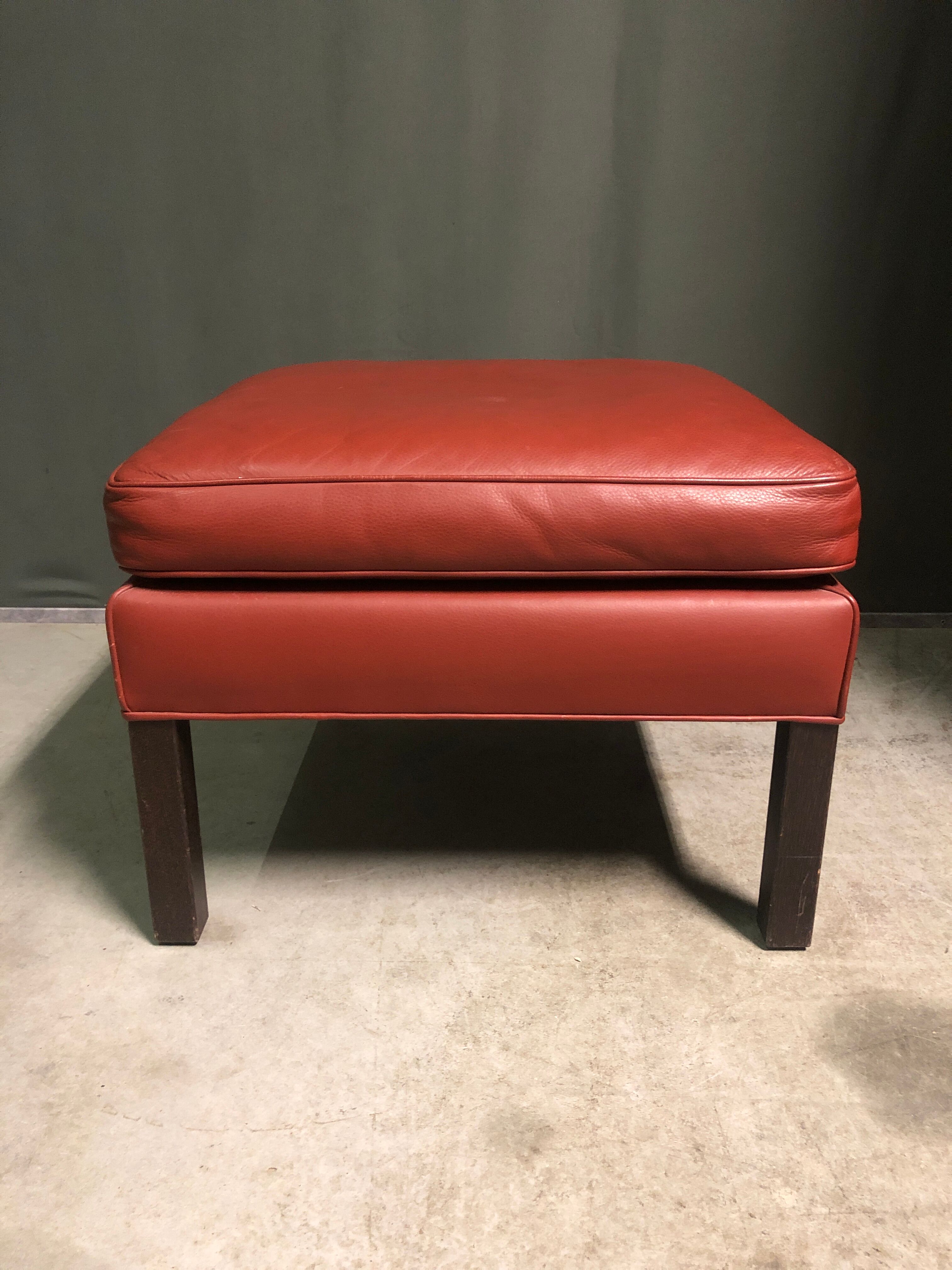 Vintage Børge Mogensen for Frederica ottoman 1970's