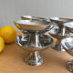 Vintage stainless steel ice cream scoops