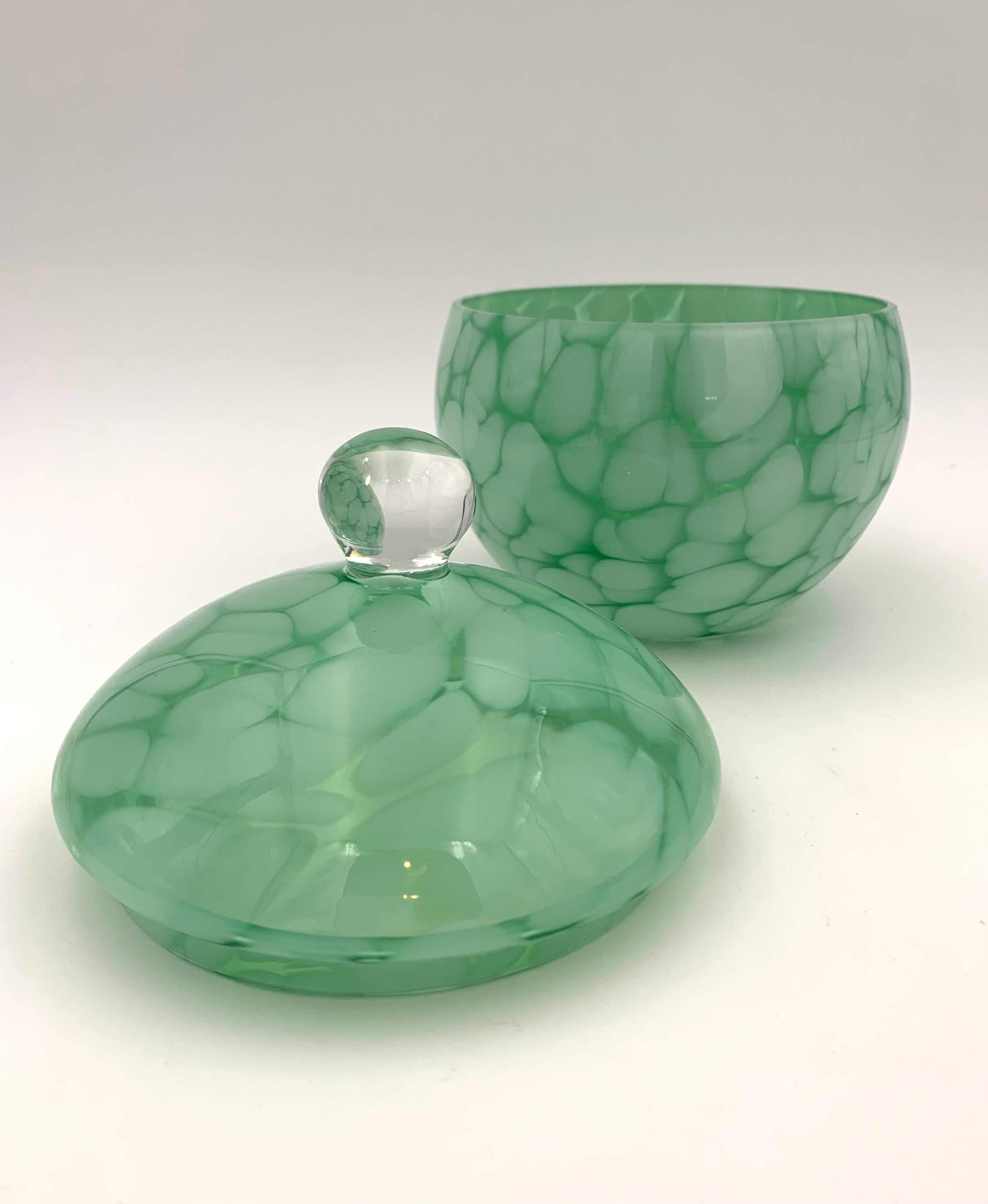 Speckled glass candy, Clichy glass style - 20th century