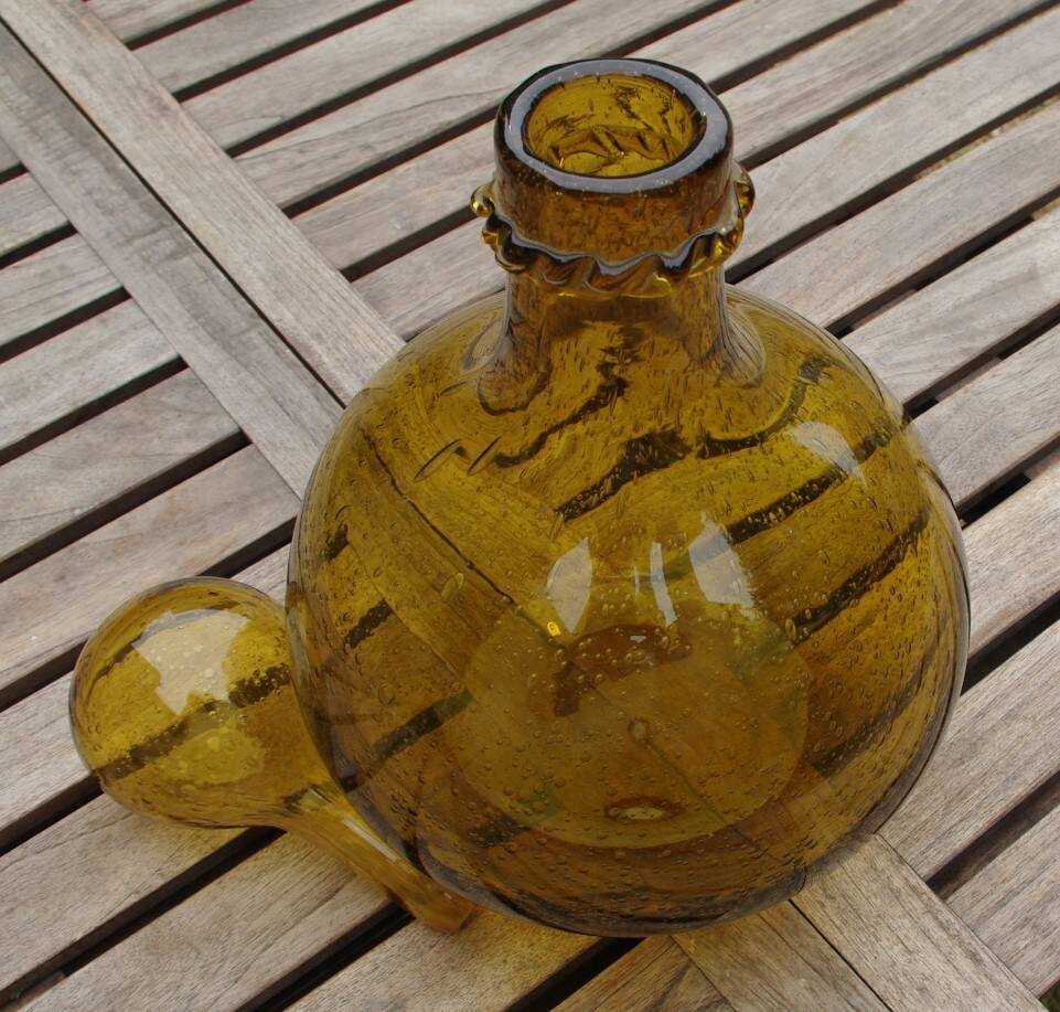 Biot glassworks signed under the base.