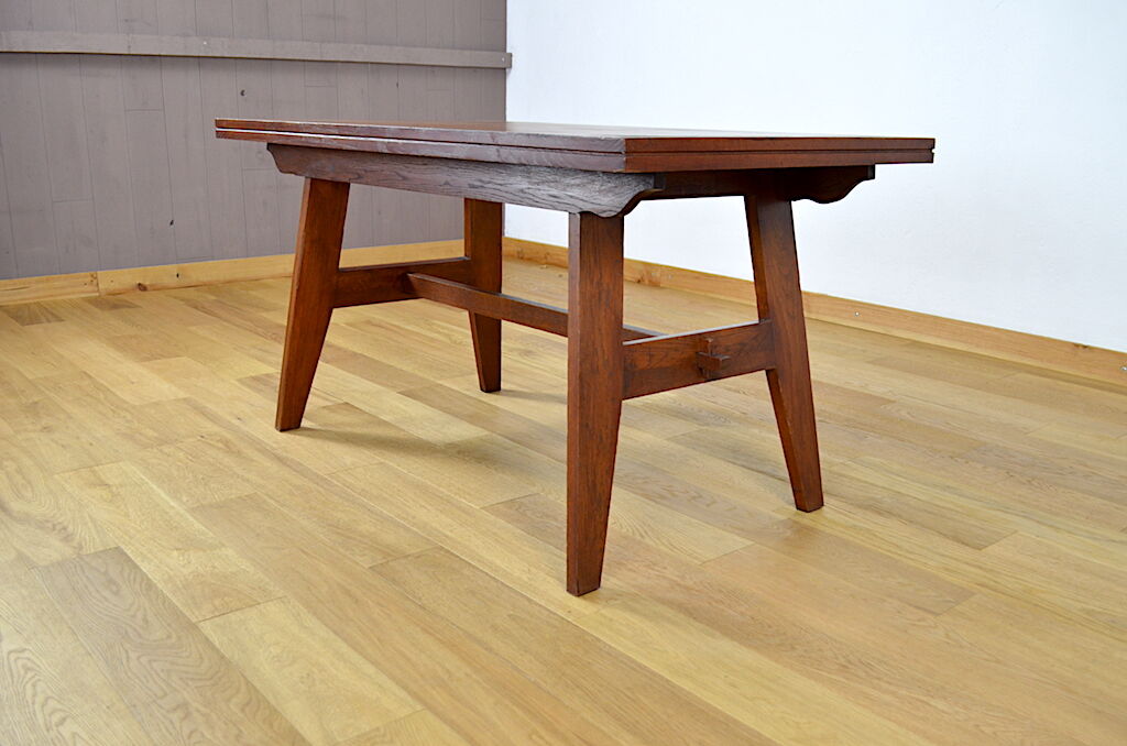 Table signed René Gabriel vintage 1950