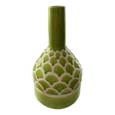 Glazed terracotta vase