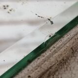 Bevelled barber mirror to hang