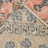 7x10 Pumpink Orange & Black Persian Rug, 208x316Cm