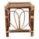 Rattan side table