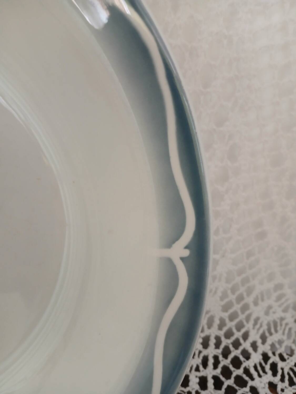 Old Digoin and Sarreguemines dish