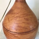 Vintage leather lamp 40 cm