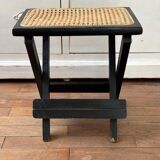 Folding cane stool