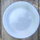 White enamelled sheet metal dish