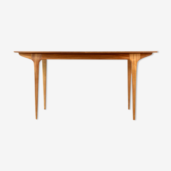 Table extensible Mcintosh du milieu du siècle en teck époustouflant.  Style moderne / rétro / danois.