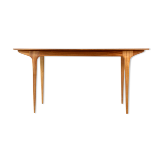 Table extensible Mcintosh du milieu du siècle en teck époustouflant.  Style moderne / rétro / danois.