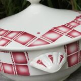 Soupière in earthenware Sarreguemines service Cornwall