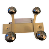 Vintage double ball coat hooks