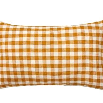 Gingham Cushion Cover 60x40 cm