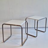 Paire de tables d'point Bauhaus B9 par Marcel Breuer pour Tecta