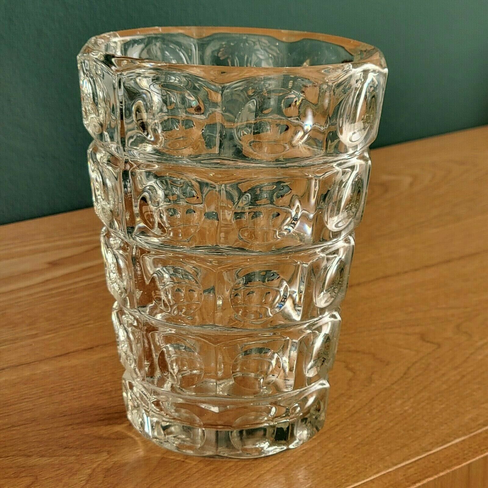 Art Deco crystal vase