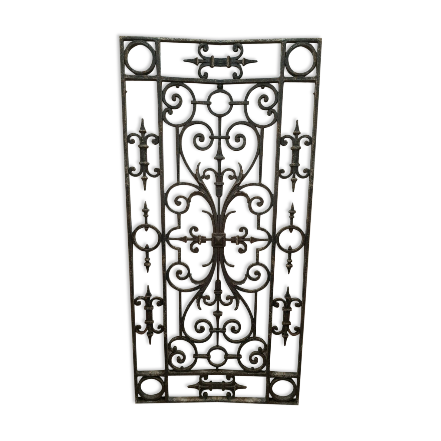 Cast iron door grille