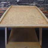 Vintage mobile bar, coffee table with a shelf 1960