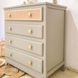 Vintage khaki chest of drawers