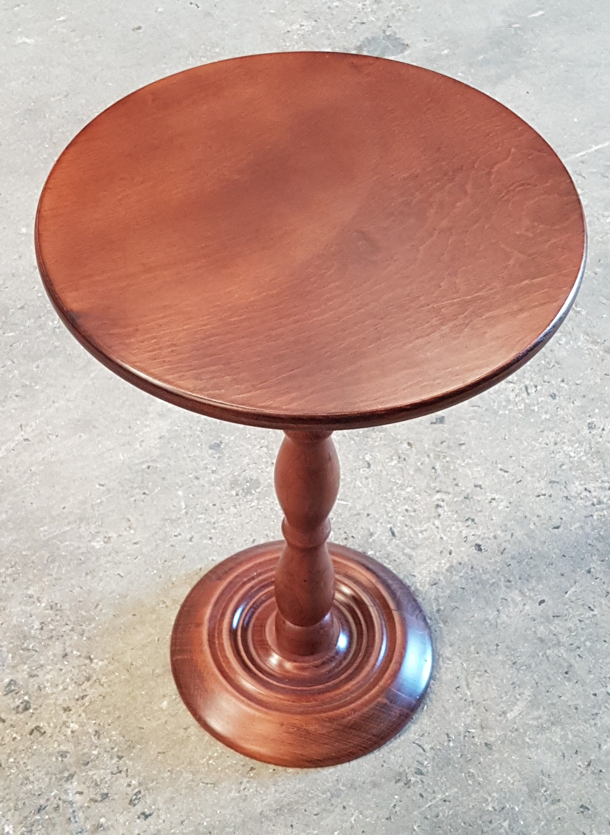 Round side table