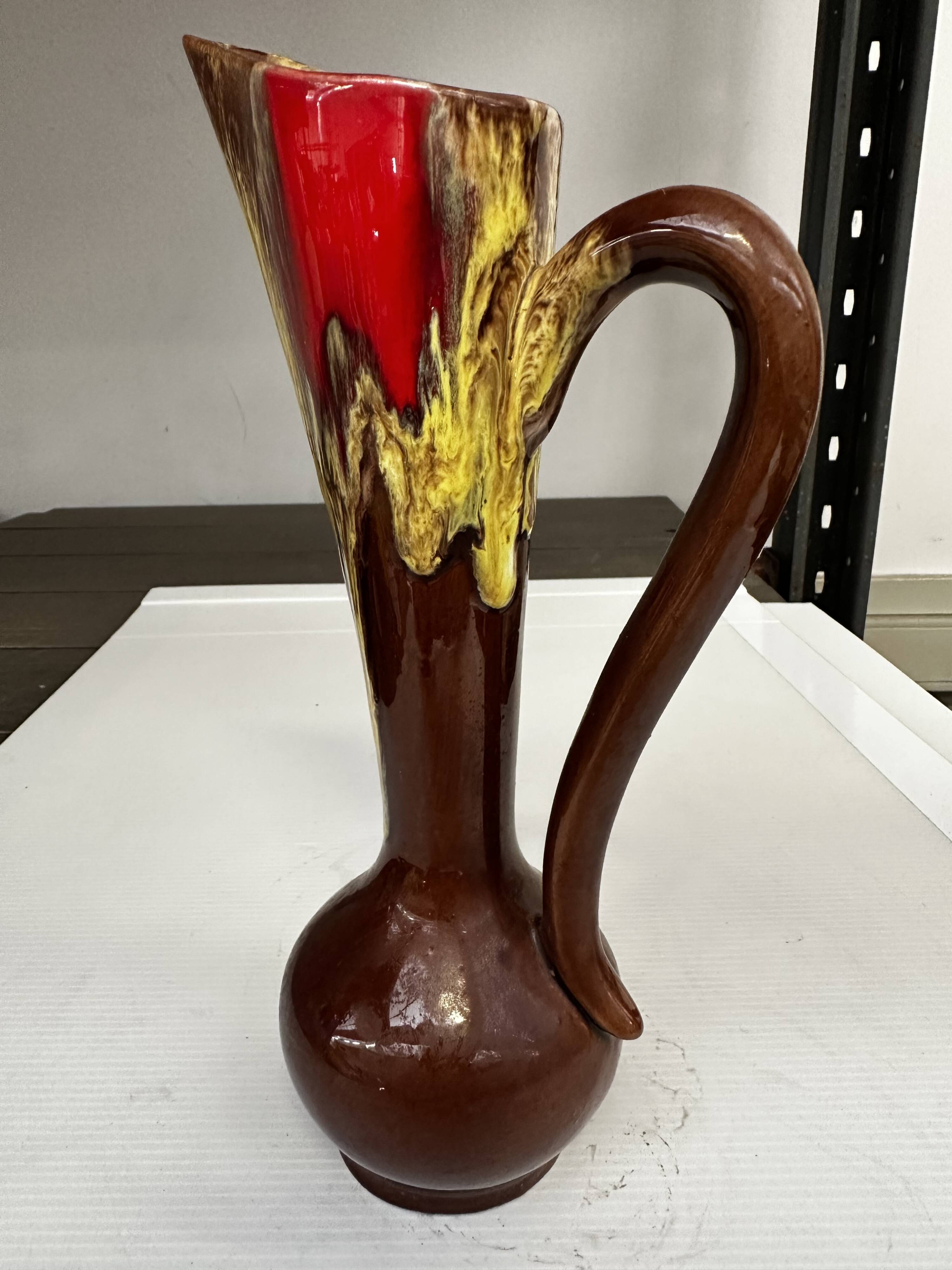 Pichet - Soliflore Vallauris céramique émaillée H 26 cm