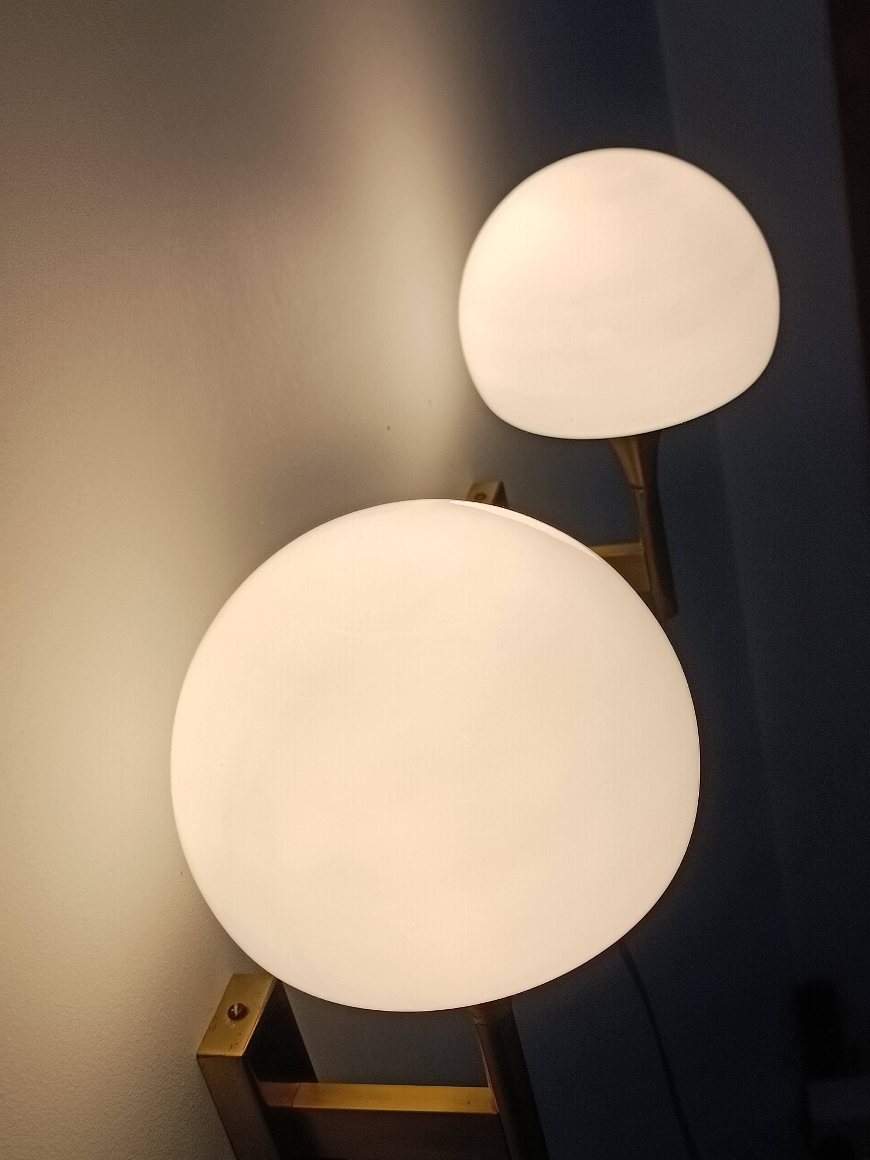 Pair of wall lights by Gaetano Sciolari for Maison Sciolari 1970s