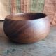 Turned wood bowl