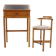 Danish Mahogany Writing Desk and High Chair by Rud Thygesen & Johnny Sørensen