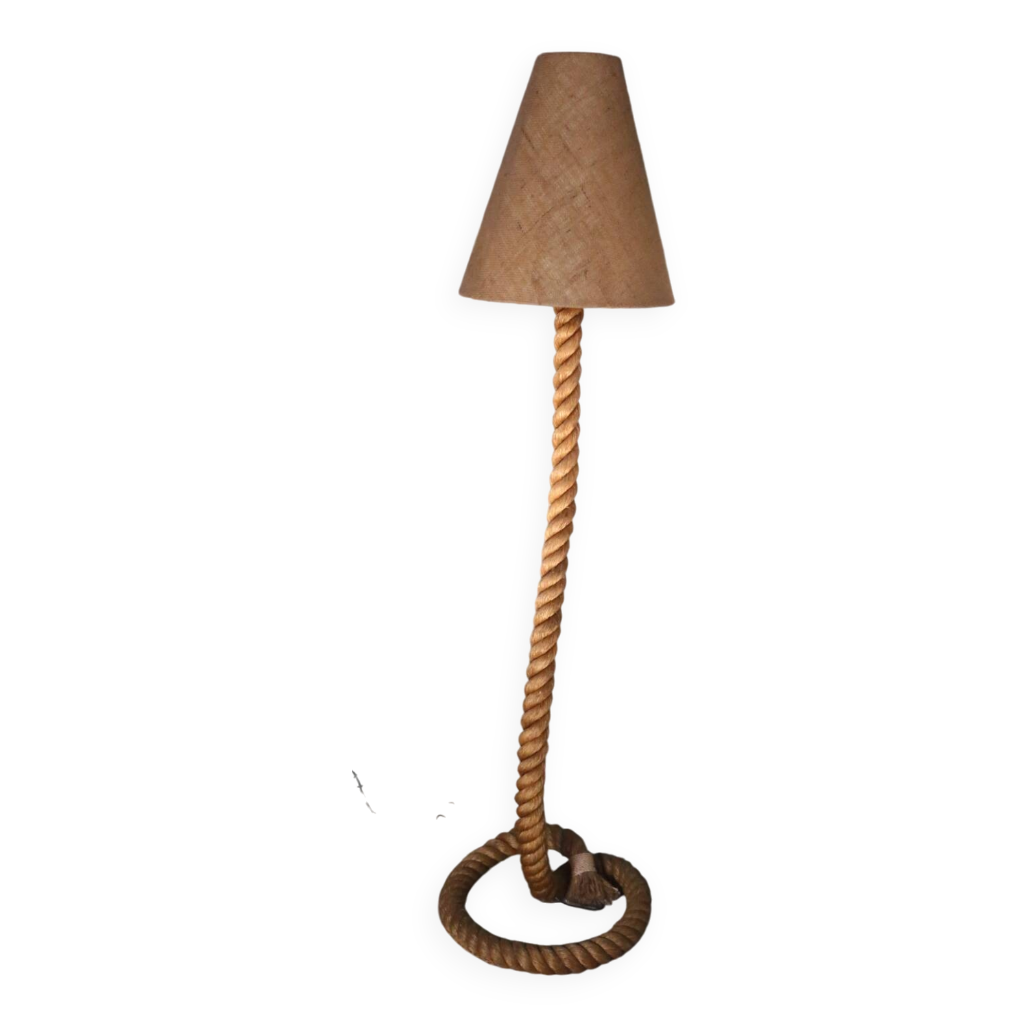 Rope floor lamp