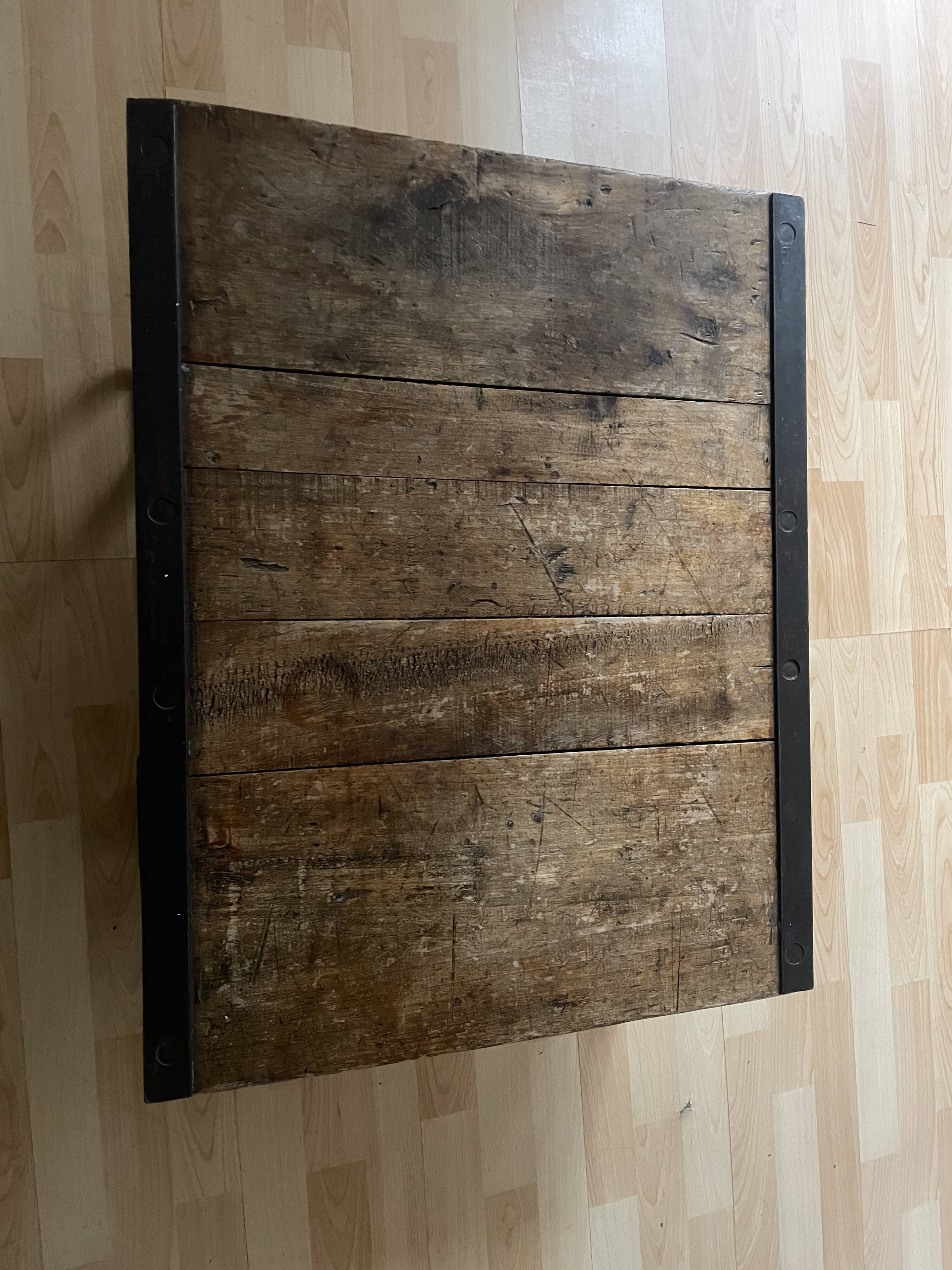 Industrial coffee table