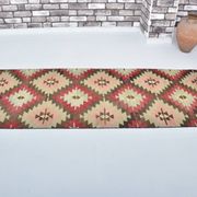 Vintage Turkish Wool Floral Carpet sku 3406