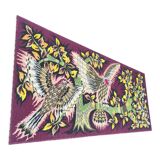 Large tapestry canvas 114 by 49cm 70s