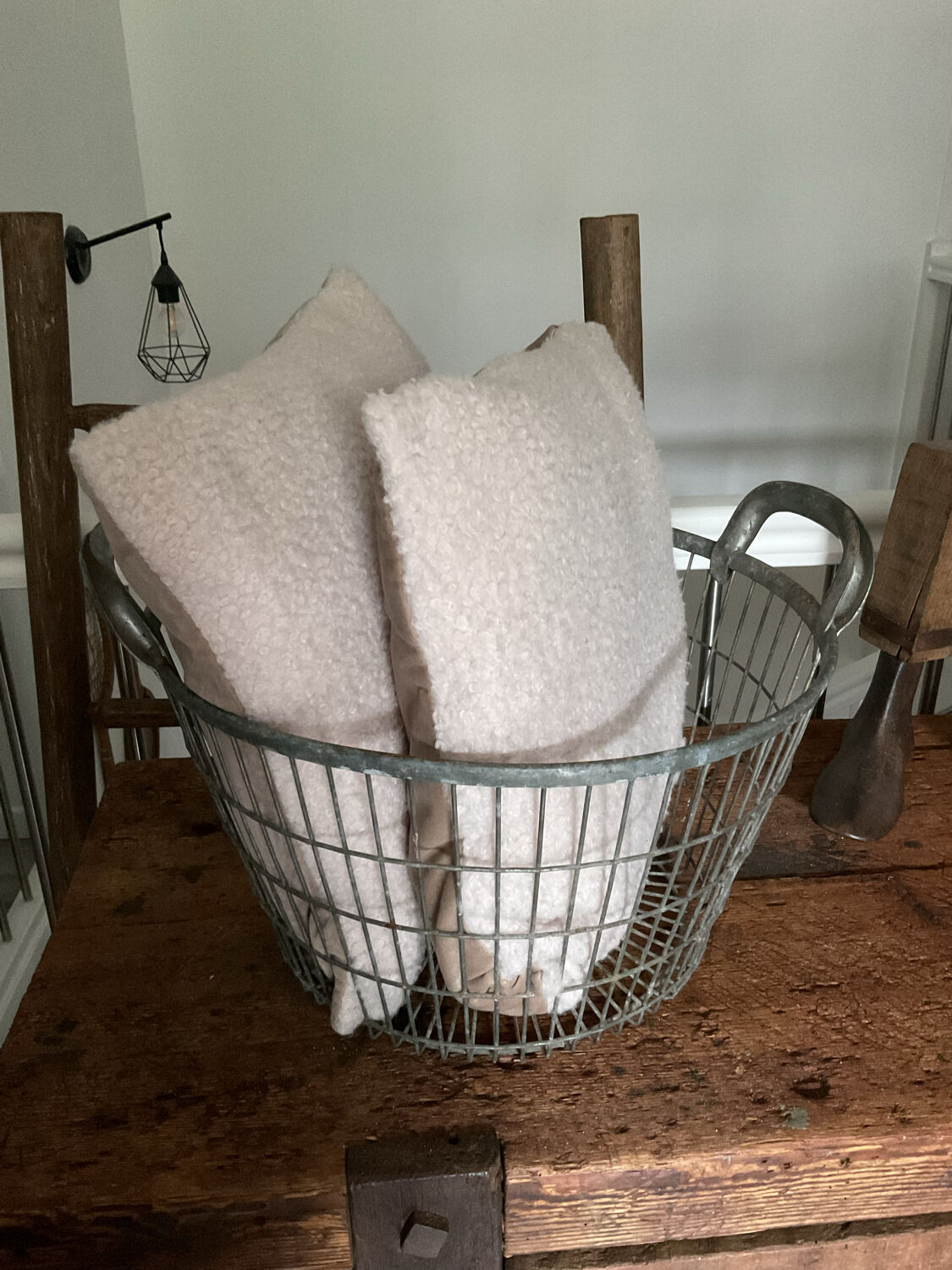 Industrial metal basket