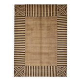 Tapis Oushak en laine noué à la main turc 253 cm x 357 cm