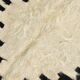 4x7 Cream & Black Angora Kilim Rug, 135x206Cm