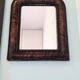 19th century Louis-Philippe mirror – original glass & marbled frame – 37x31 cm