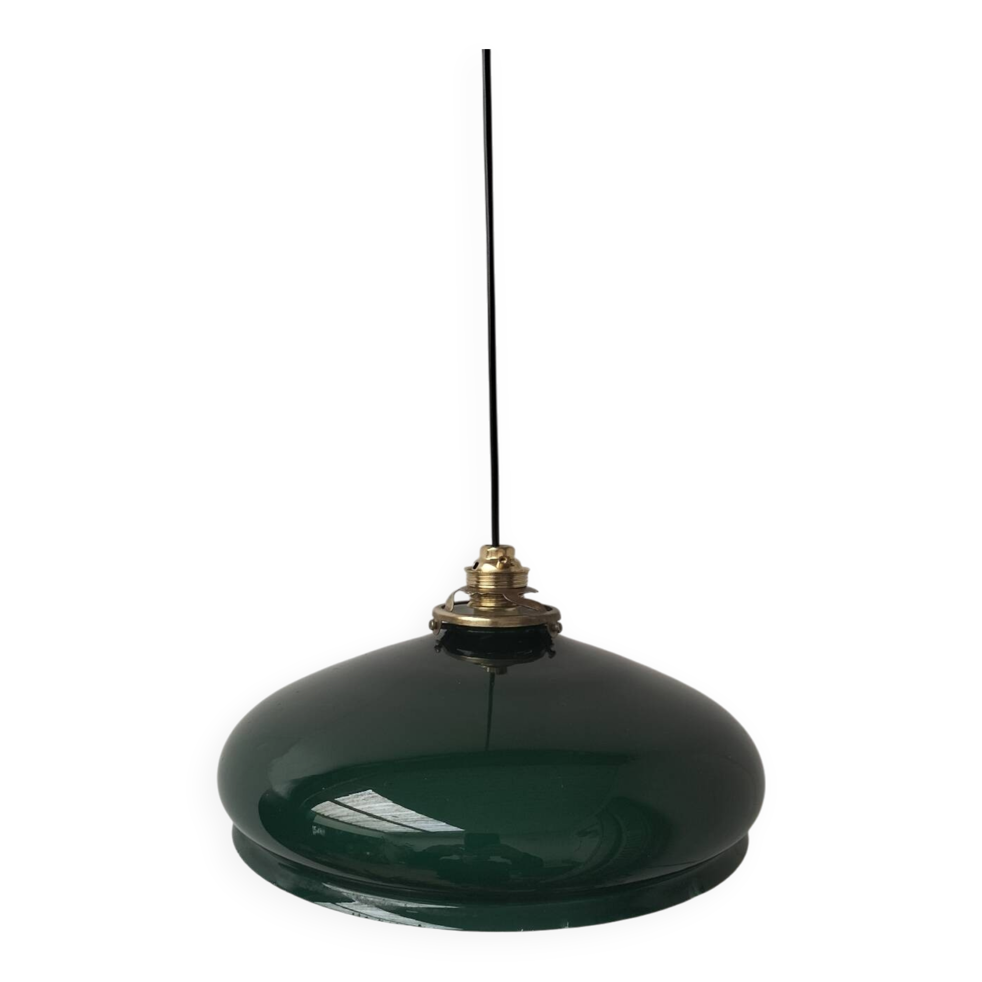 Suspension in green opaline